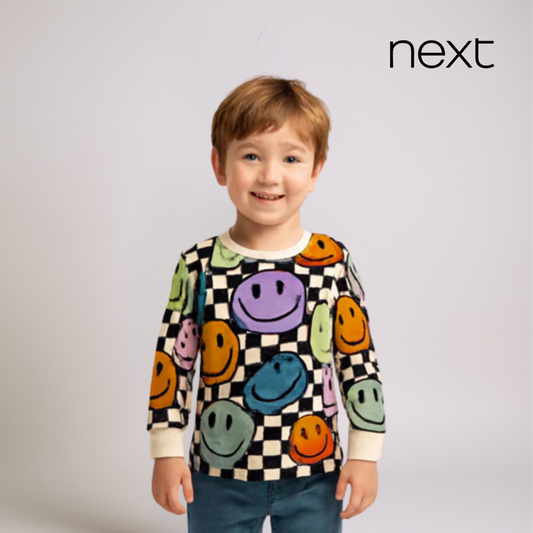 Cotton Shirt – Smiley Face Print