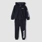 Boys Zipper Hood Tracksuit – Black - KIDKO
