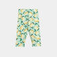 Girls Printed Capri Tights- mango Print - KIDKO
