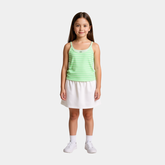 Toddler Girls Cotton Camisole Pack - 4 Colors (Purple, Pink, Green, White)