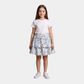 Girls Ruffle Skirt - Gray Color
