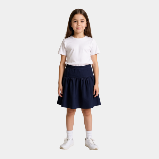 Girls Skirt - Navy Blue Color