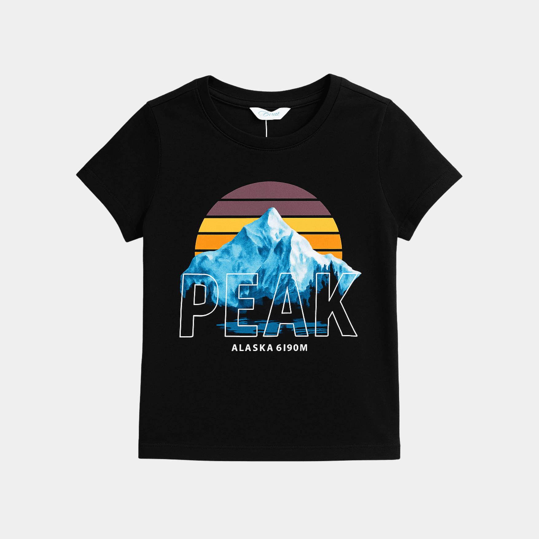 Boys Peak Printed Shirt – Black - KIDKO