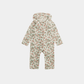 Baby Girls Sleepsuit – Pink Floral Pattern, Full Sleeve - KIDKO
