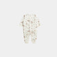 Baby Unisex Full Sleeve Sleepsuit – Off-White with Deer Print - KIDKO