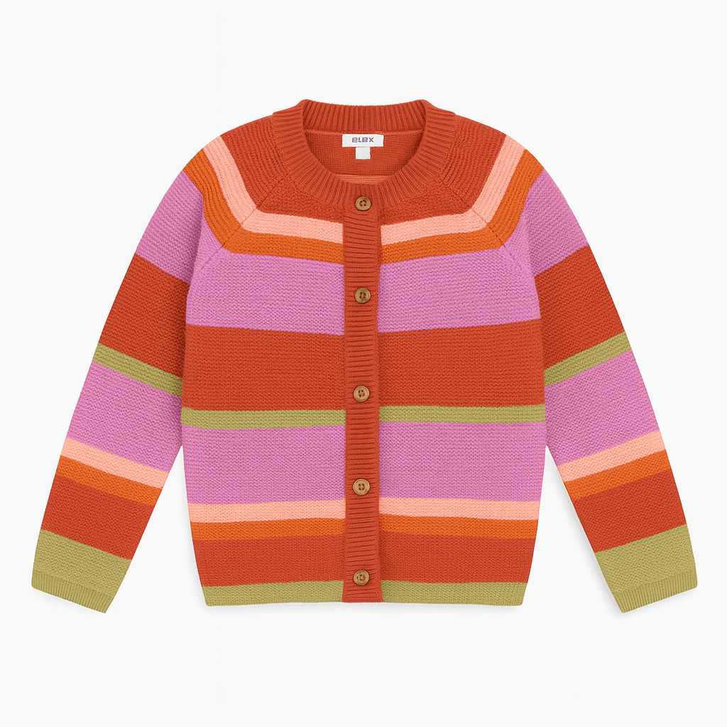 Girl Cardigan – Multicolor - KIDKO