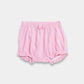 Baby Girls Snap Shorts - Baby Pink Color - KIDKO