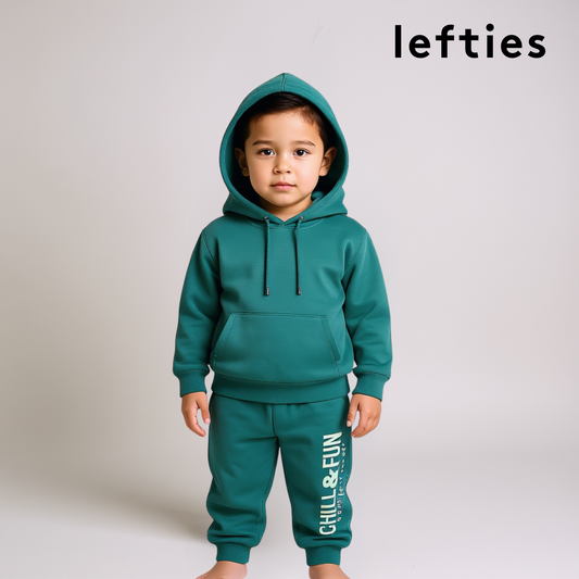 Unisex Tracksuit Set – Dark Green Hoodie & Trousers
