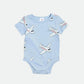 TRG Organic Cotton Bodysuit – Planes Print - KIDKO