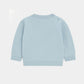 Baby Bear Appliqué Sweater – Sky Blue - KIDKO