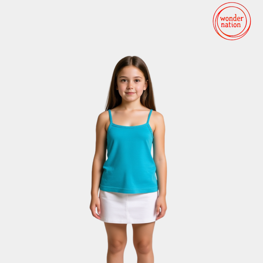 Girls Camisole Undershirt - Vibrant Blue Color