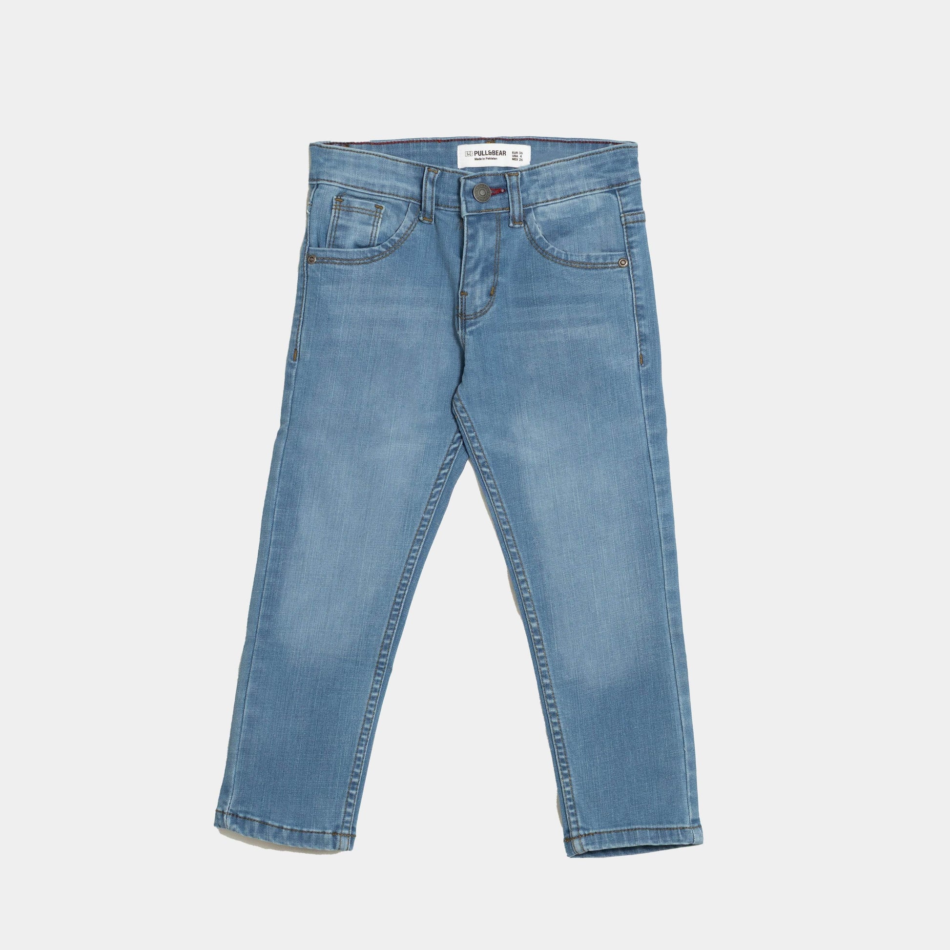 Boys Straight Jeans - Blue Color - KIDKO
