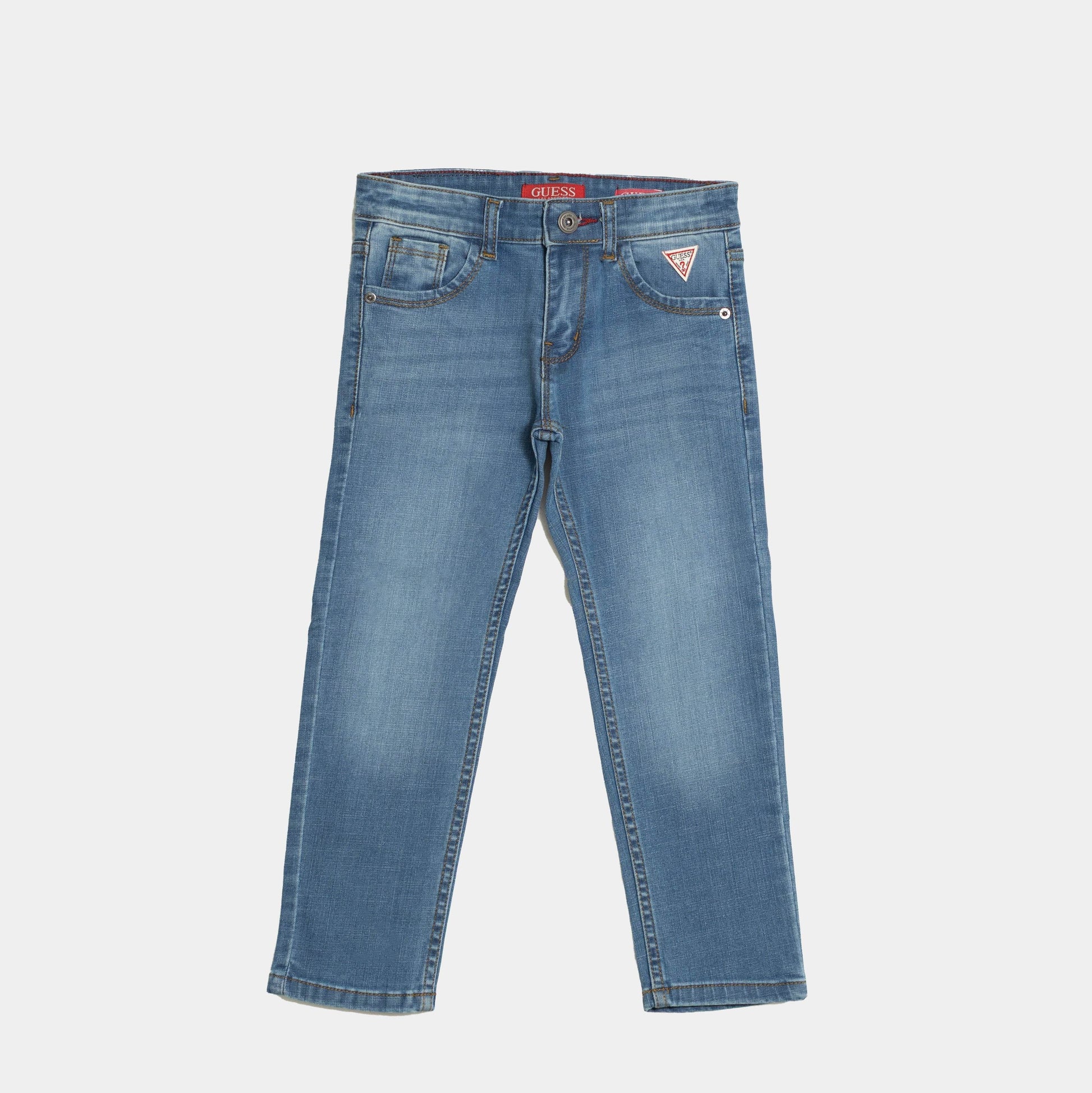 Boys Straight-Leg Jeans - Marine Blue - KIDKO