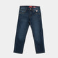 Boys Slim Denim Jeans - Dark Blue - KIDKO