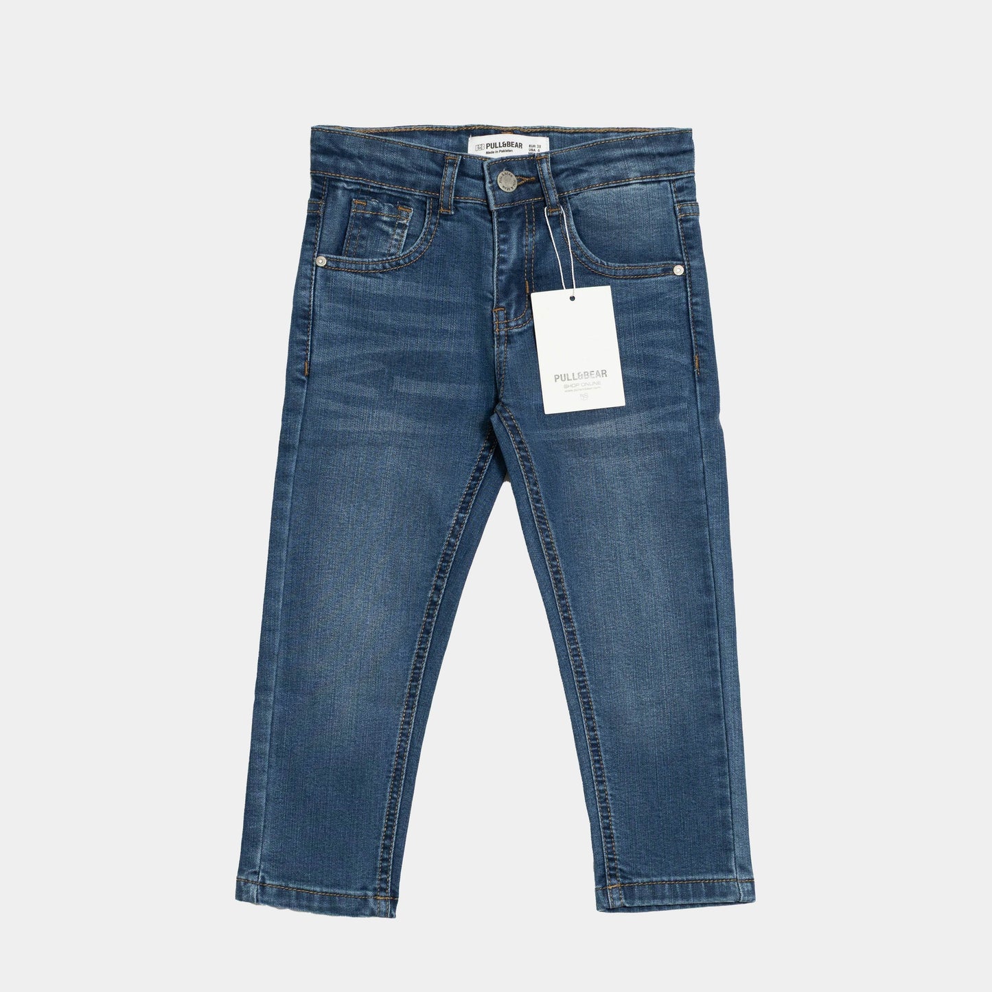 Boys Straight-Fit Jeans - Blue Color - KIDKO