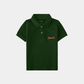 Boys Green Polo Shirt - Leopard - KIDKO