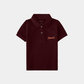Boys Mehroon Polo Shirt - Leopard - KIDKO