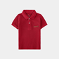 Boys Red Polo Polo Shirt - Leopard - KIDKO
