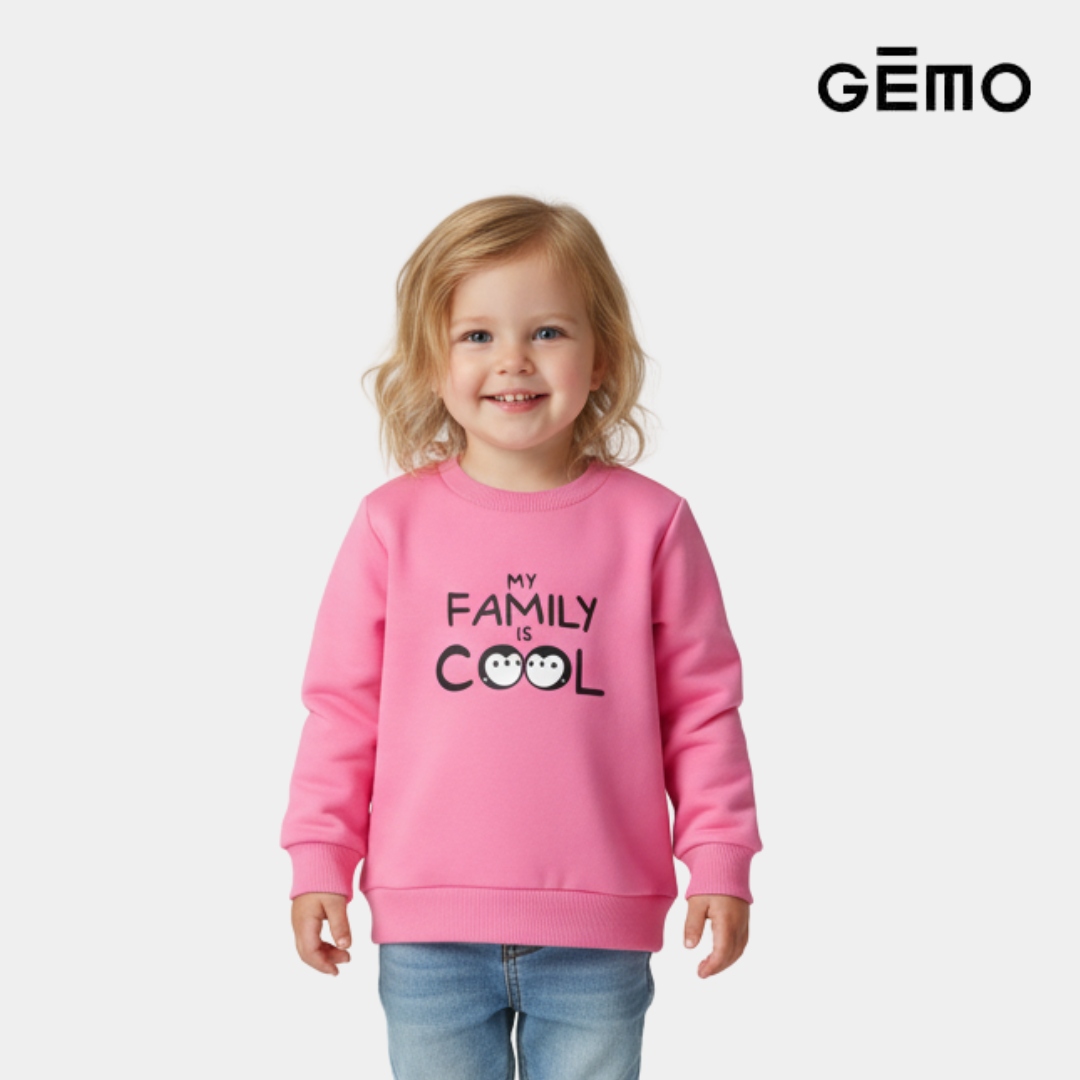 Cool Family Pink Sweatshirt