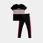 Girls Cotton Pajama Set – Fearless Leopard Print - KIDKO