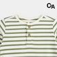 Full Sleeves Green Striped Shirt with Pocket