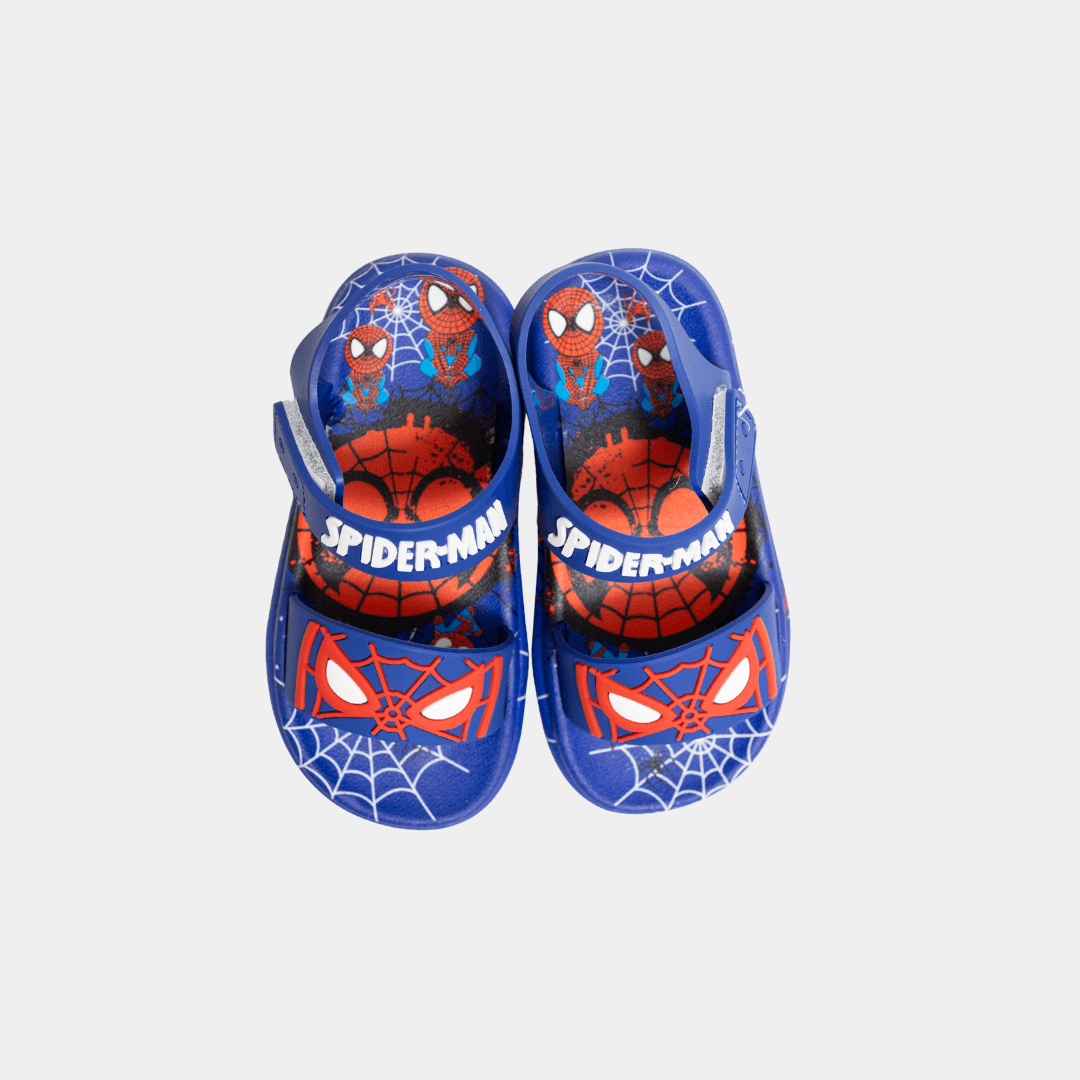Boys Casual Spiderman Sandals – Blue - KIDKO