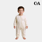 Baby Unisex Sleepsuit – Cream Ivory Sleep & Play