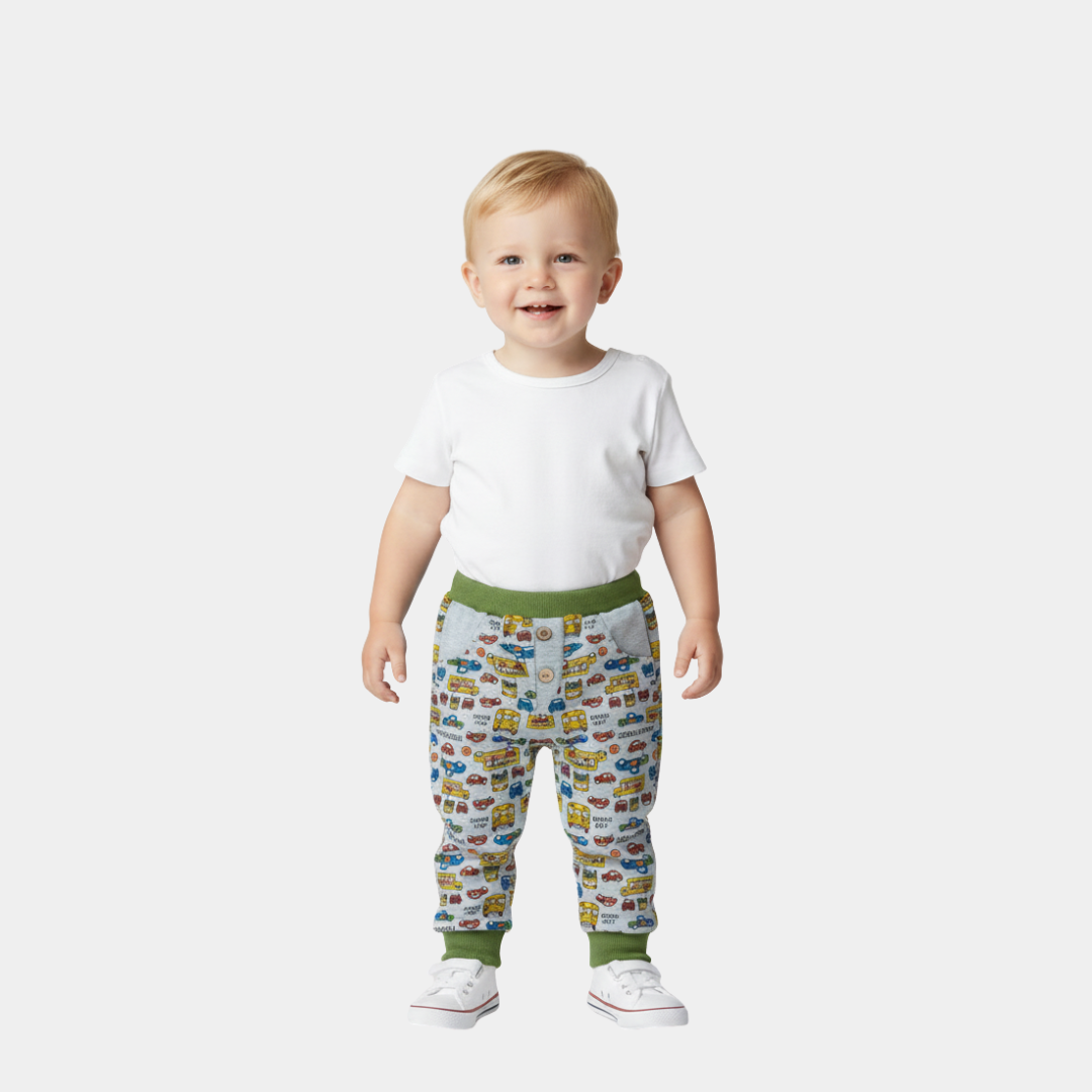 Boys Trouser –  Car Print