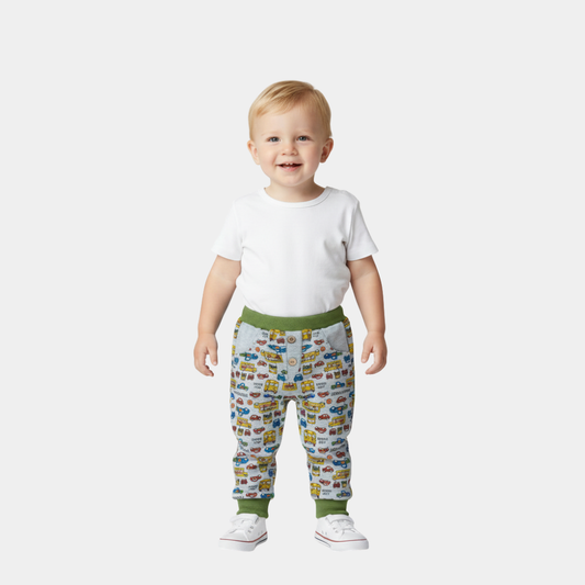 Boys Trouser –  Car Print