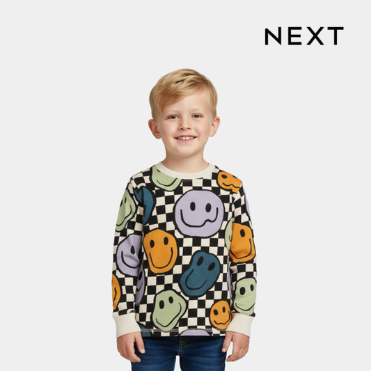 Cotton Shirt – Smiley Face Print