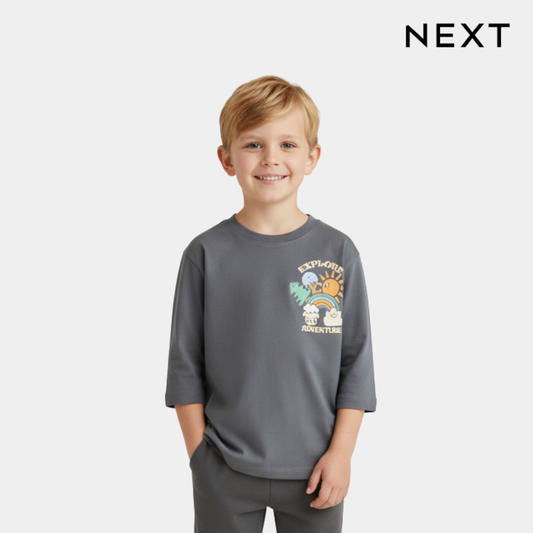 Boys Explore Adventure Full Sleeve T-Shirt