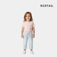Girls Light Blue Soft Drawstring Jogger Pants