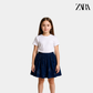 Girls Skirt - Dark Blue with White Tiny Stars