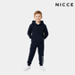 Boys Navy Hoodie & Jogger Tracksuit Set (2-Piece)
