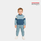 Boys Colorblock Tracksuit Set – Blue
