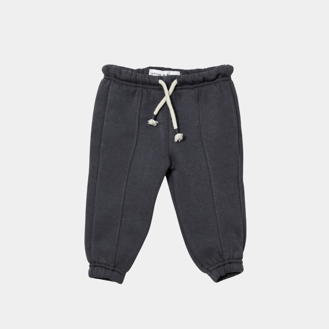 Baby Girls 2-Pack Soft Floral & Plum Jogger Pants