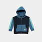Boys Full-Zip Colorblock Tracksuit – Navy & Blue