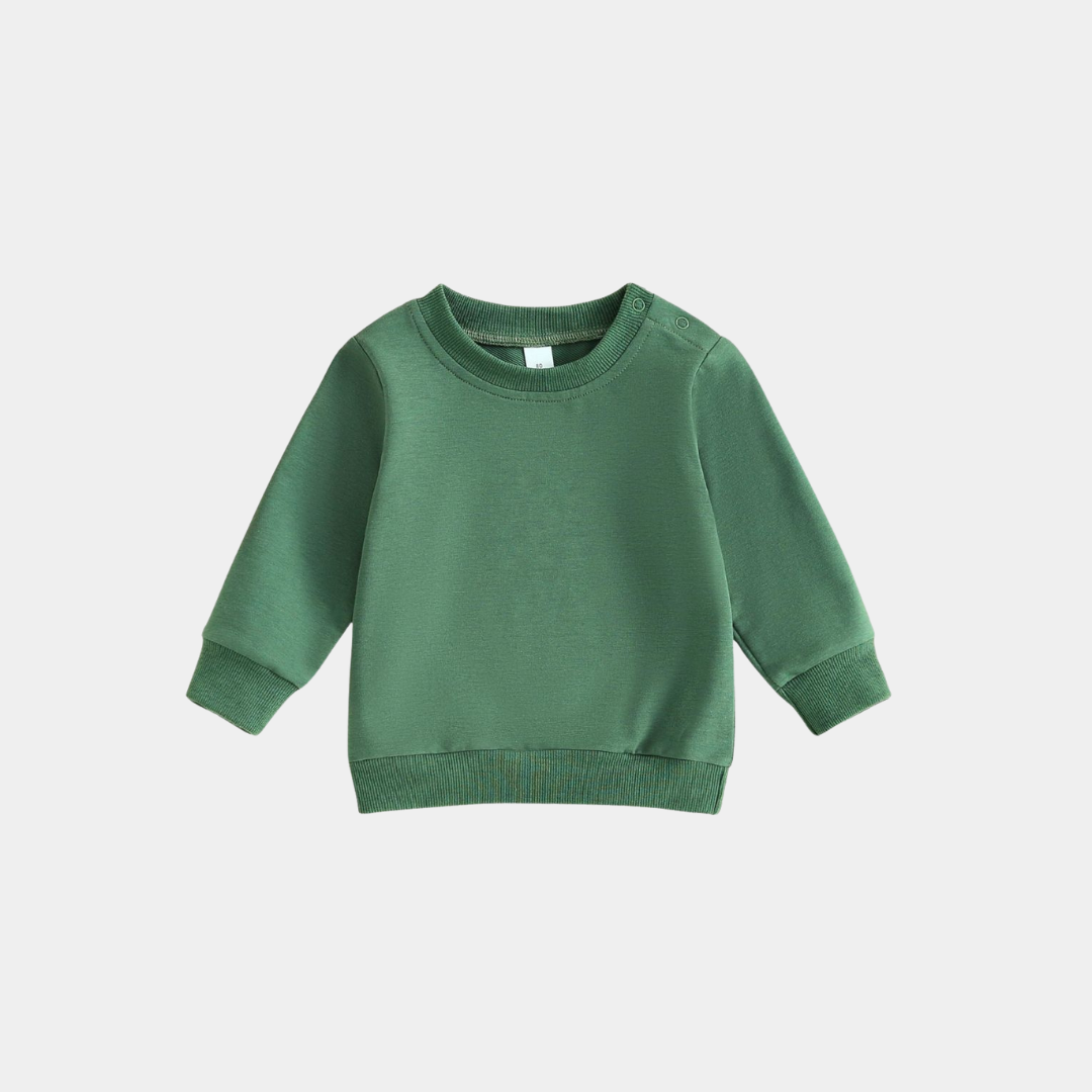 Pack Of 3 Boys Sweatshirt– Green, Blue & Beige Truck Print