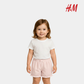 Baby Girls Bowknot Shorts - Pink Color