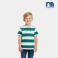 Boys’ Cotton T-Shirt – Green Striped