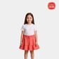 Toddler Girls Cotton Skirt - Pink Color