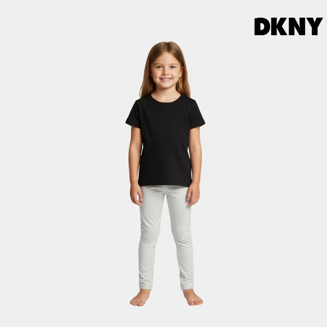 Girls Solid Tights - Off-white Color