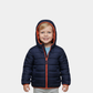 Boy Puffer Jacket – Navy & Orange