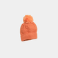Orange Woolen Cap with Cloth-Like Inner Material