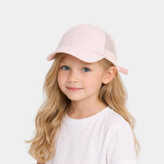 KIDKO Kids Off-White Mesh Back Cap