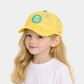 KIDKO Cute Mesh Baseball Cap for Kids – Yellow
