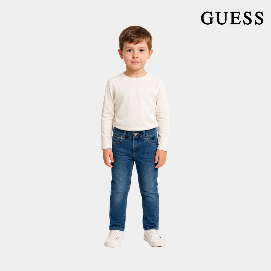 Boys Slim Denim Jeans - Dark Blue