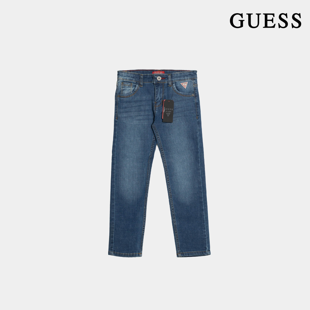 Boys Slim Jeans - Marine Blue Color