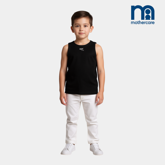 Cotton Vest – Black