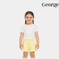 Baby Girls Cotton Pajama Shorts - Yellow Color